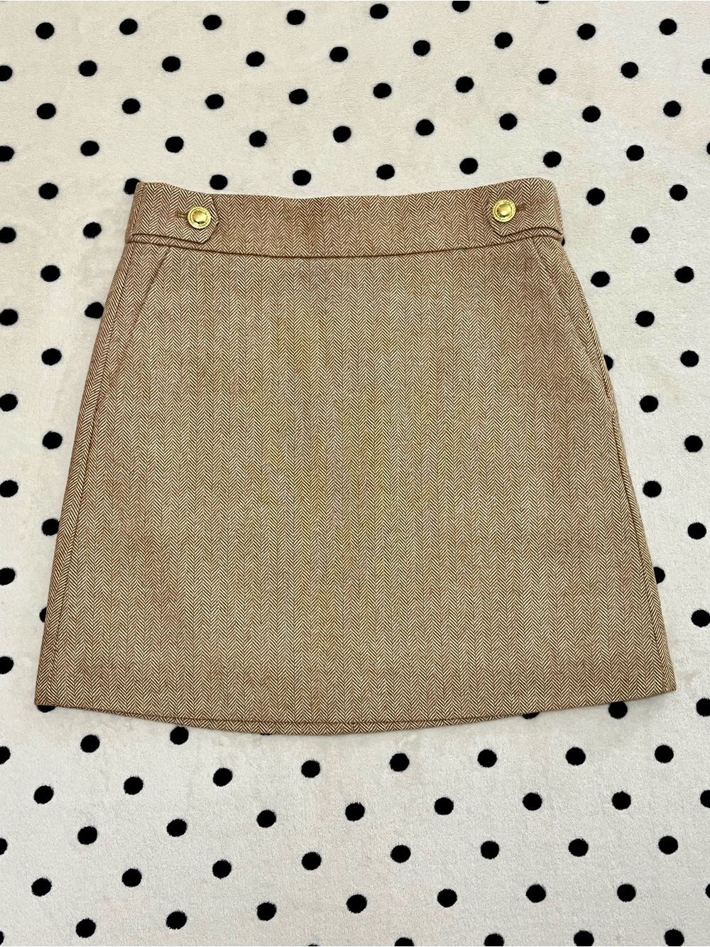 J. Crew Factory Herringbone Sailor Skirt Size 4 NWT